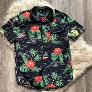 🌺Tropical Beach Shirt Hawaiian Button Up Tee